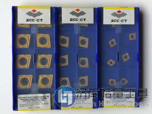 株洲刀片CCMT09T308-HF YBC251车削刀片 加工钢件

