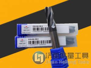 四刃平头波刃立铣刀GM-4W-D10.0株洲钻石铣削刀具
