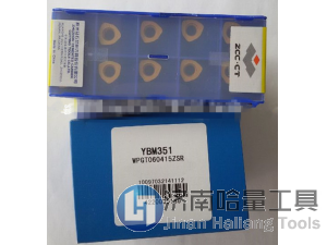 代理株洲钻石铣削刀片YBM351 WPGT050315ZSR-PM批发株洲钻石刀具